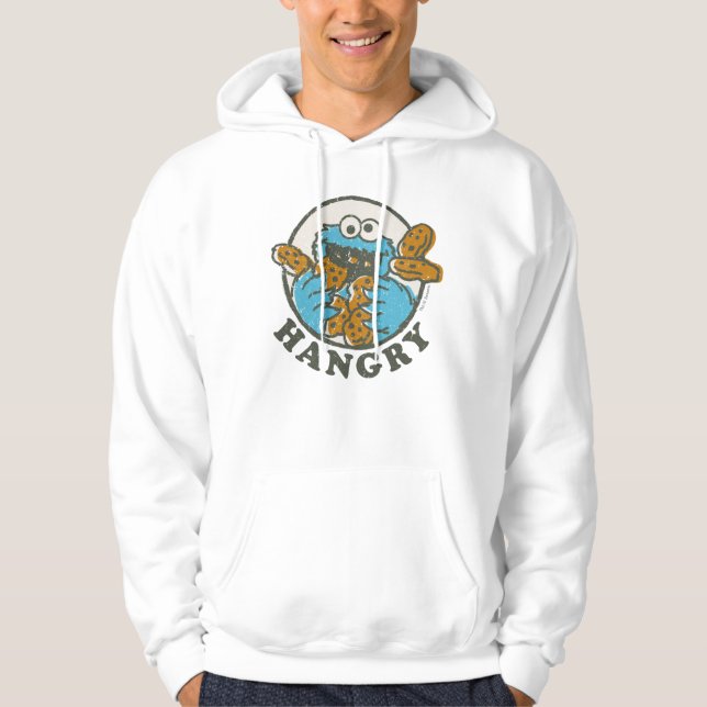 Vintage Cookie Monster | Hangry Hoodie (Front)