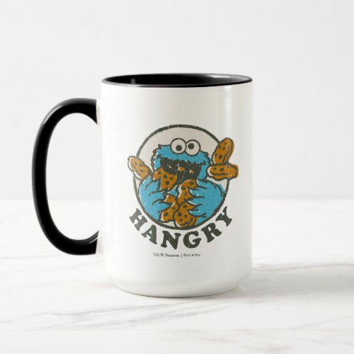Vintage Cookie Monster  Hangry Mug