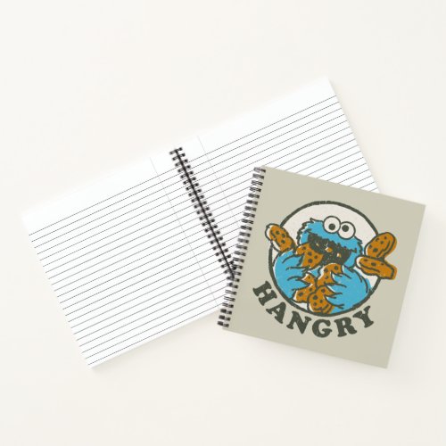 Vintage Cookie Monster  Hangry Notebook