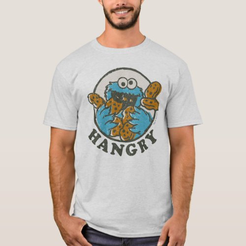 Vintage Cookie Monster  Hangry T_Shirt