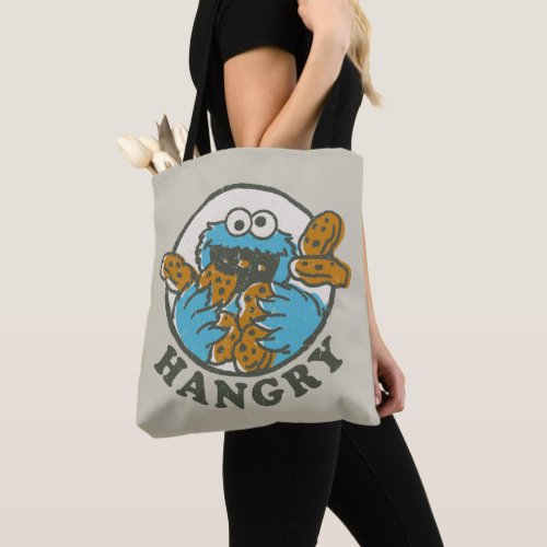 Vintage Cookie Monster  Hangry Tote Bag