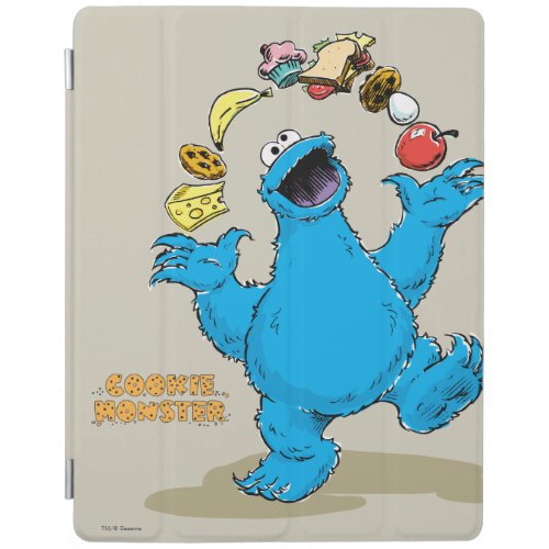 Vintage Cookie Monster Juggling iPad Smart Cover
