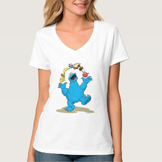 Vintage Cookie Monster Juggling T-Shirt