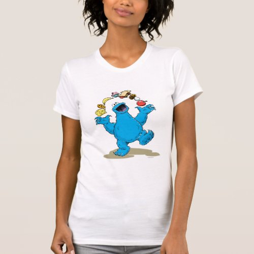 Vintage Cookie Monster Juggling T_Shirt