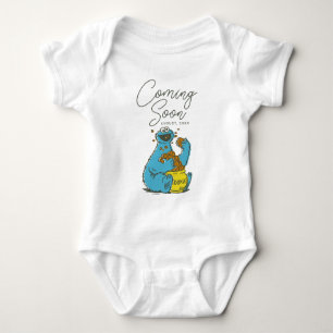 Vintage Cookie Monster   New Baby Baby Bodysuit