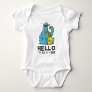 Vintage Cookie Monster   New Baby Bodysuit