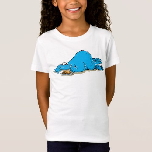 Vintage Cookie Monster Plate of Cookies T_Shirt