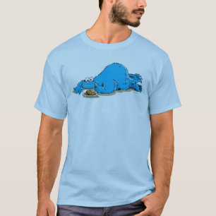 Vintage Cookie Monster Plate of Cookies T-Shirt