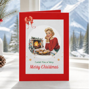 Vintage Cookies Christmas card