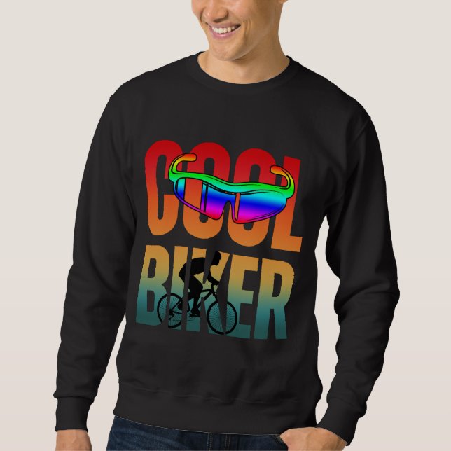 Vintage Cool Biker Sweatshirt (Front)
