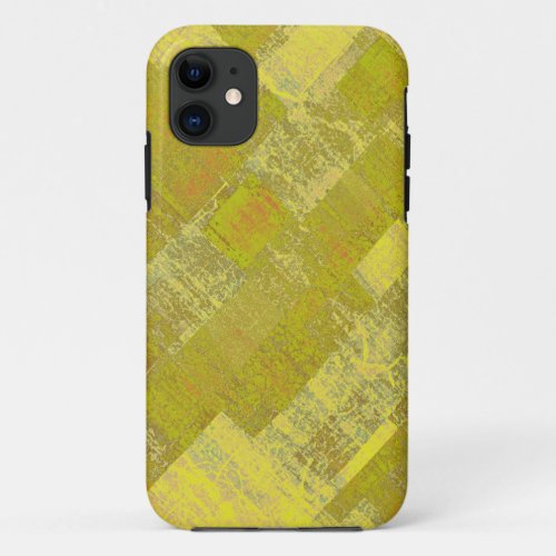 Vintage cool colors paint background iPhone 11 case