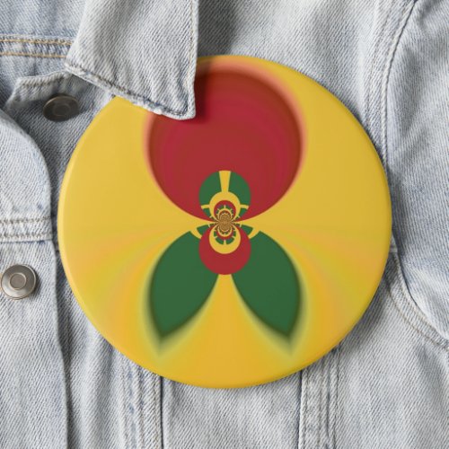 Vintage COOL CUTE RETRO Jamaicans Raster Gift Colo Pinback Button