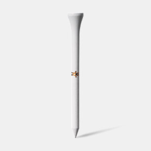 Vintage Cool French Bulldog Carrying Bone Cartoon Golf Tees