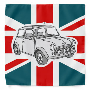 vintage cool minicar bandana