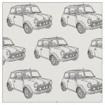 Vintage cool minicar fabric
