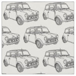 vintage cool minicar fabric