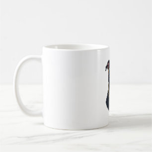 Vintage Cool Pitbull in Sunglasses with Gold Chain Coffee Mug