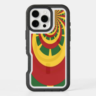 Vintage COOL RETRO Jamaica Rasta Colors iPhone 16 Pro Max Case