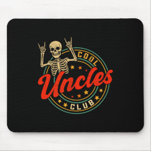 Vintage Cool Uncles Club Retro Funny New Uncle Men Mouse Pad