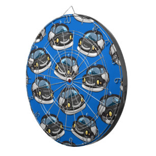 Vintage Cop Car Dart Board