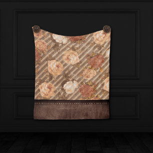 Vintage Copper Spice Rose Rustic Photo Backdrop