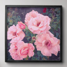 Vintage coral rose bouquet