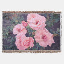 Vintage coral rose bouquet