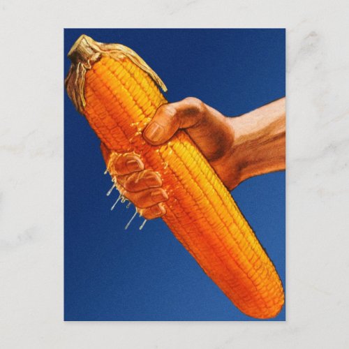 Vintage Corn High Fructose Corn Syrup Cob Postcard