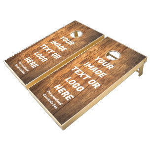 Vintage Cornhole Set - Retro Custom Boards