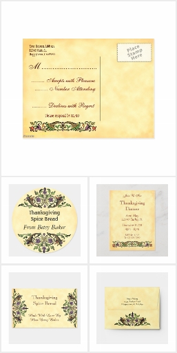 Vintage Cornucopia Thanksgiving Harvest Art