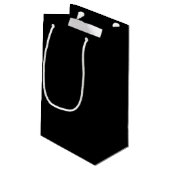Vintage Corset Personal Lingerie Bridal Shower Small Gift Bag (Back Angled)