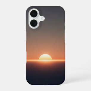 Vintage Cosmic Sunset iPhone 16 Case