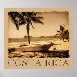 Vintage Costa Rica Poster