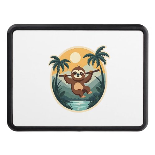 Vintage Costa Rica Sloth Tropical Travel Shirt 2 Hitch Cover