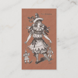 Vintage Costume Designer / Vintage Clothing Shop Business Card