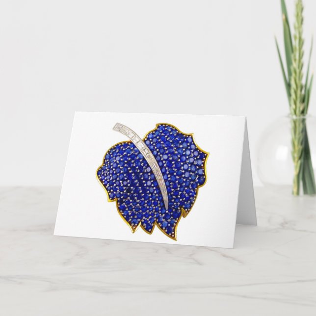 Vintage Costume Jewelry Rhinestones Diamonds Card (Front)