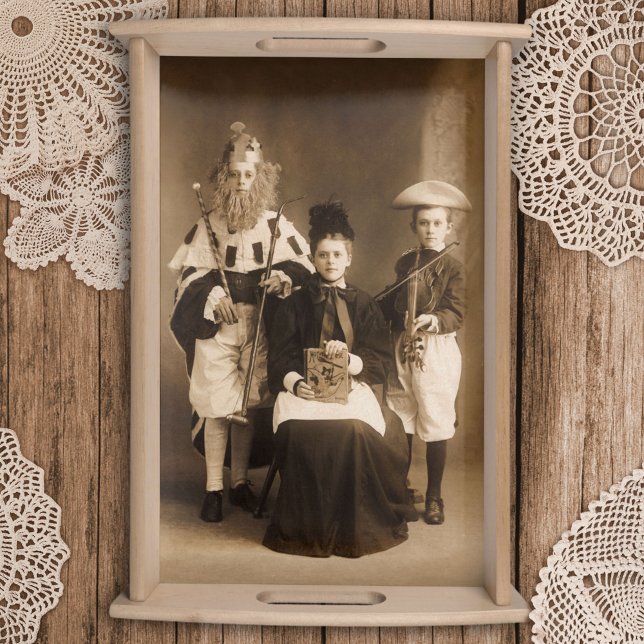 Vintage Costume Party Serving Tray (Creator Uploaded)