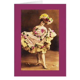 Vintage Costumed Dancer Cards
