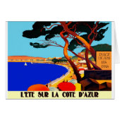 Vintage Cote D'Azur French Travel (Front Horizontal)