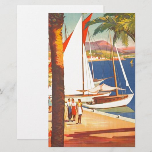 Vintage Cote D'Azur French Travel (Front/Back)