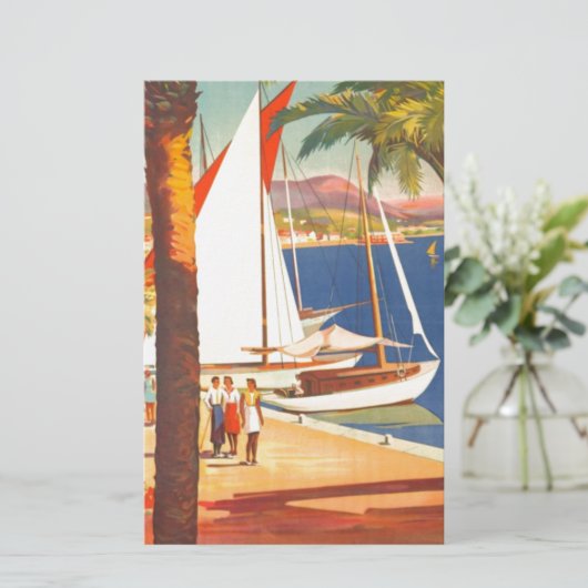 Vintage Cote D'Azur French Travel (Standing Front)