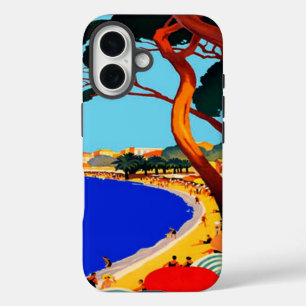 Vintage Cote D'Azur French Travel iPhone 16 Case