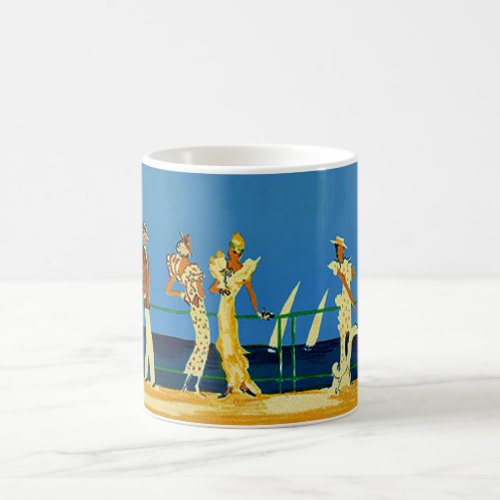 Vintage Cote DAzur French Travel Coffee Mug