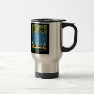 Vintage Cote D'Azur French Travel Mug