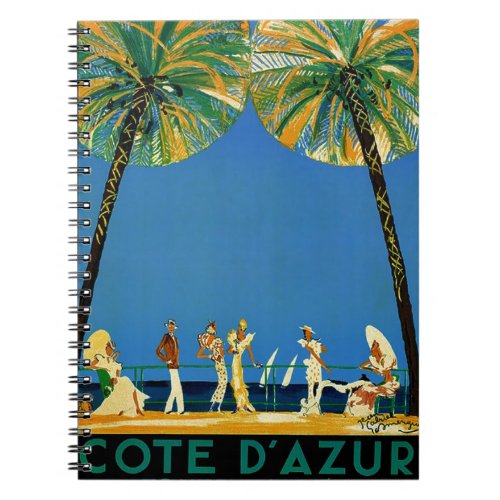 Vintage Cote DAzur French Travel Notebook