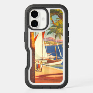 Vintage Cote D'Azur French Travel iPhone 16 Case