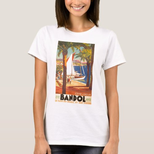 Vintage Cote DAzur French Travel T_Shirt