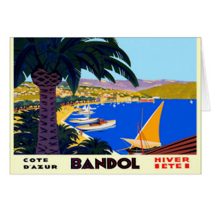 Vintage Cote D'Azur Travel Cards