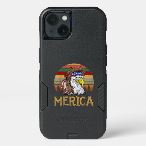 Vintage Cottage Eagle Merica Indians iPhone 13 Case