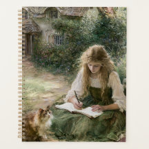 Vintage Cottage Garden Journal Notebook 
